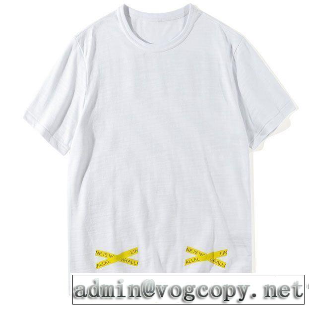 超お買い得 Off-White オフホワイト 2018年春夏入荷 半袖Tシャツ 2色可選 通気性に優れた