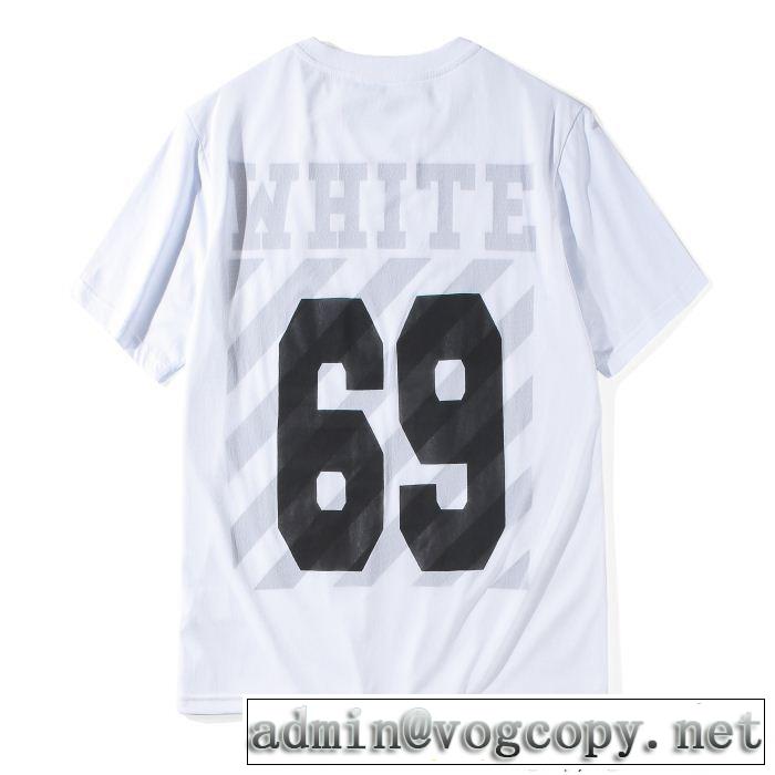  ストリートファッション すっかり定番化半袖Tシャツ Off-White オフホワイト 2色可選