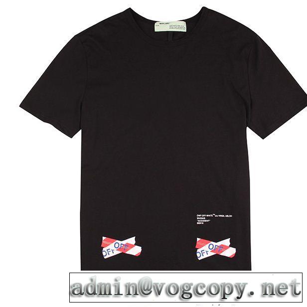 オフホワイト 2色可選今季新作登場美品*入手困難 半袖Tシャツ Off-White