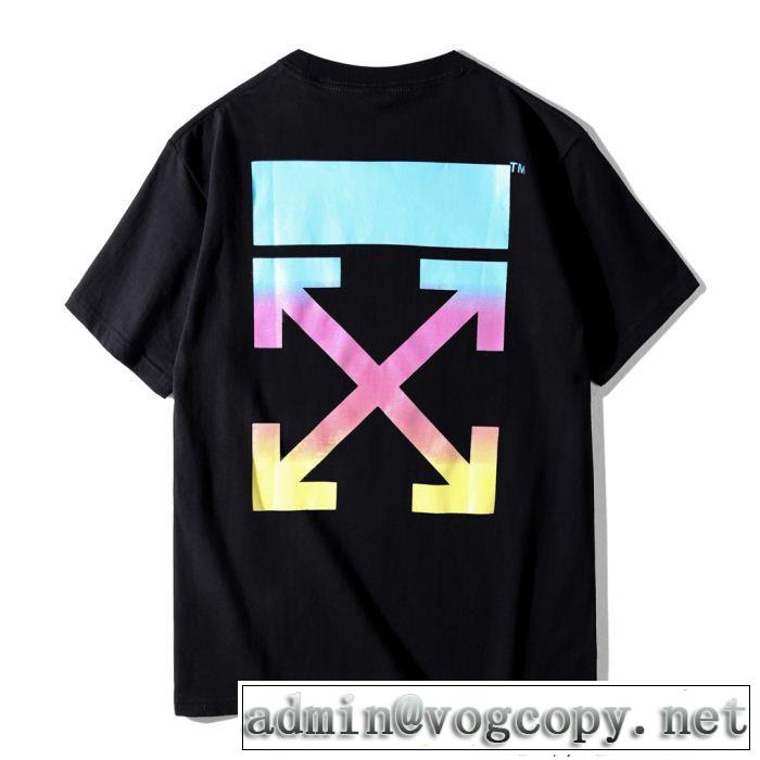 2018新品入荷半袖Tシャツ 軽量で薄手のOff-White オフホワイト 2色可選
