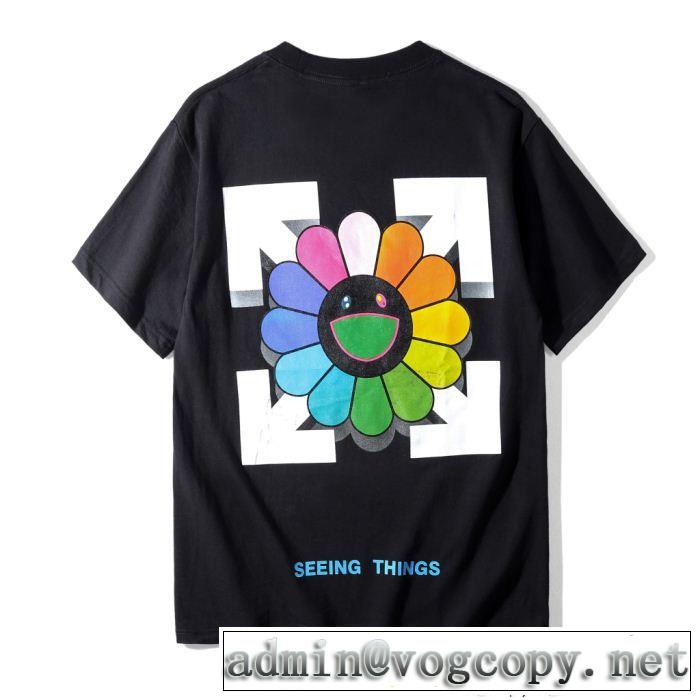  人気急上昇中 半袖Tシャツ Off-White 超激安価格オフホワイト 2色可選最近人気一番！