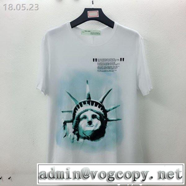 毎年流行り定番アイテムおすすめ Off-White オフホワイトすっかり定番化 半袖Tシャツ