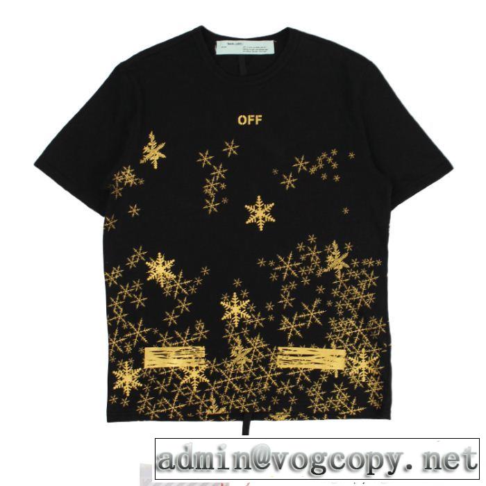 自分らしいスタイリング Off-White オフホワイト 2色可選2018年春夏シーズン半袖Tシャツ
