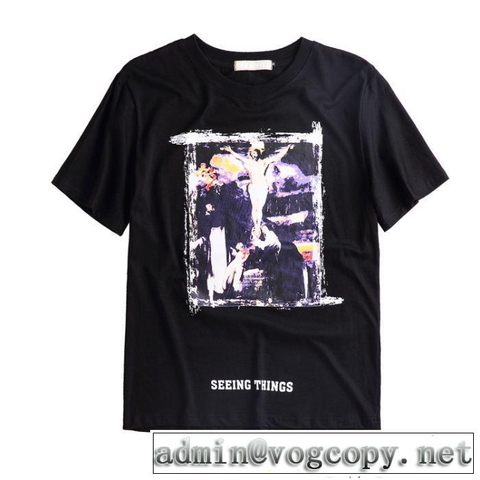 オシャレを満喫できる半袖Tシャツ Off-White オフホワイト 2色可選2018人気の主流アイテム