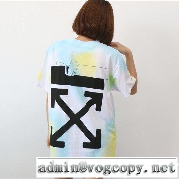 Off-White 人目を引く存在感 オフホワイト半袖/Tシャツファッション度アップ