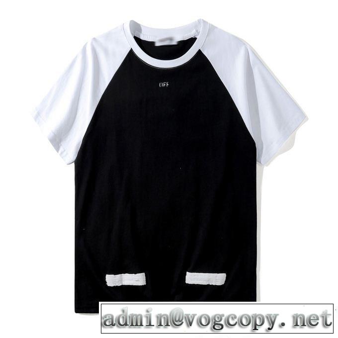 2018最高ランキング Tシャツ/半袖 Off-White オフホワイトネット販売限定 2色可選