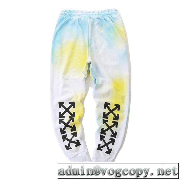  欧米韓流 スエットパンツ 2018年秋冬シーズン Off-White オフホワイト海外先行発売！