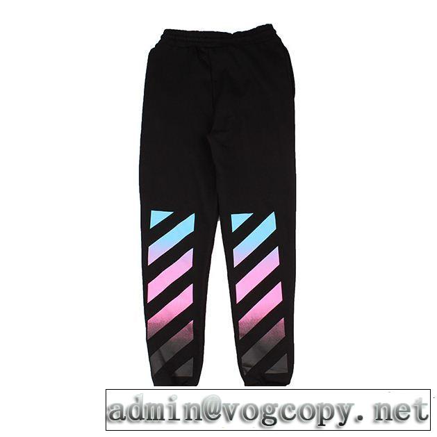 今年っぽくNEWファッションお買い得 Off-White オフホワイト スエットパンツ伸縮性のある