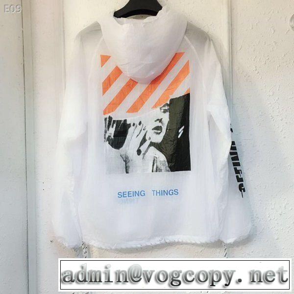  オフホワイト 2018新品入荷期間限定SALE 日焼け止め服 紫外線カットOff-White