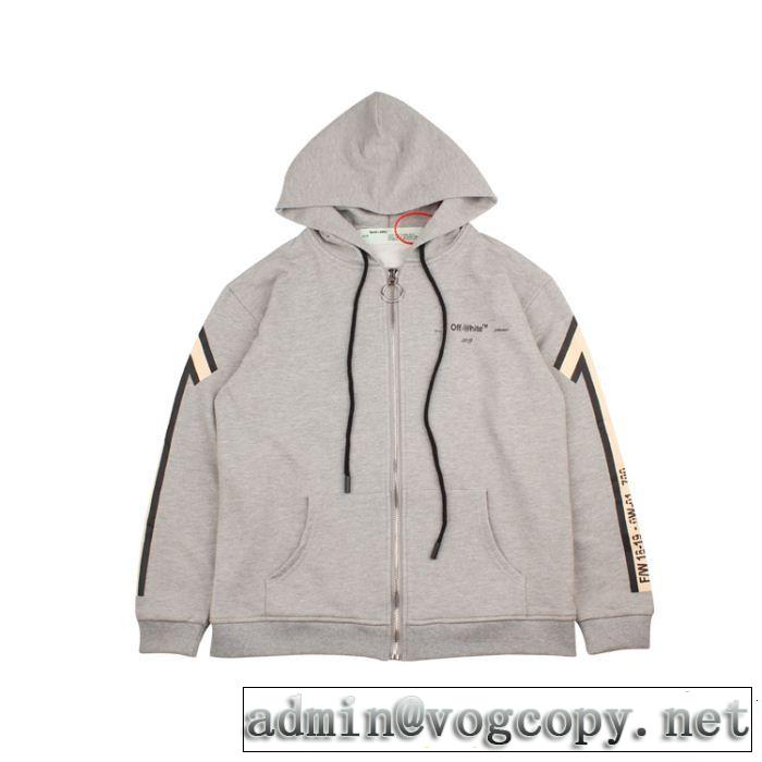  美品*入手困難フード付きコートパーカー Off-White オフホワイト2018新品入荷