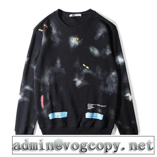  2018最高ランキングオフホワイト秋の定番 期間限定セール Off-White プルオーバーパーカー