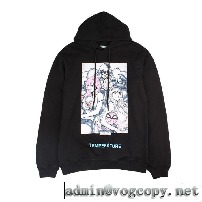 程よい厚み Off-White オフホワイト2018年秋冬シーズン パーカーファッションの最先端！