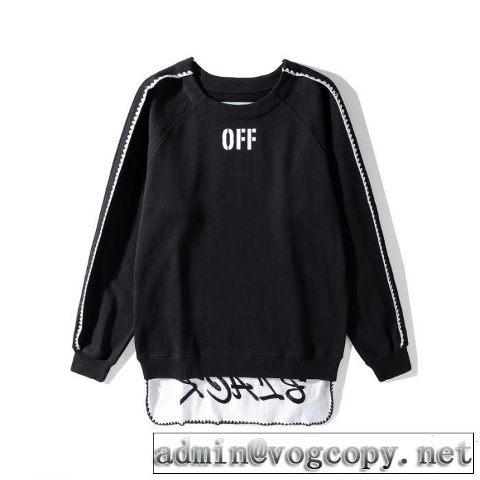 秋冬セール Off-White オシャレを満喫できる オフホワイト 2018最安値！プルオーバーパーカー