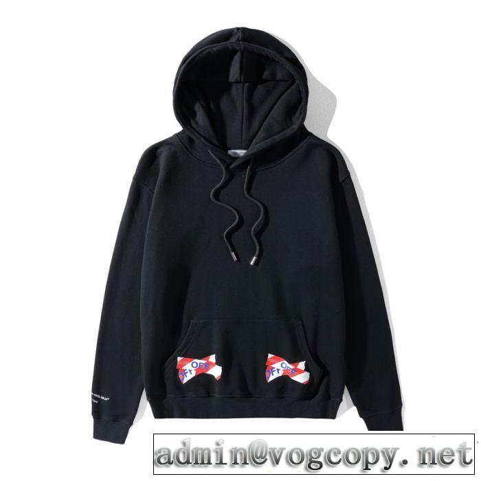 高品質な オフホワイトパーカー 2018年秋冬シーズン Off-White上品でファッション