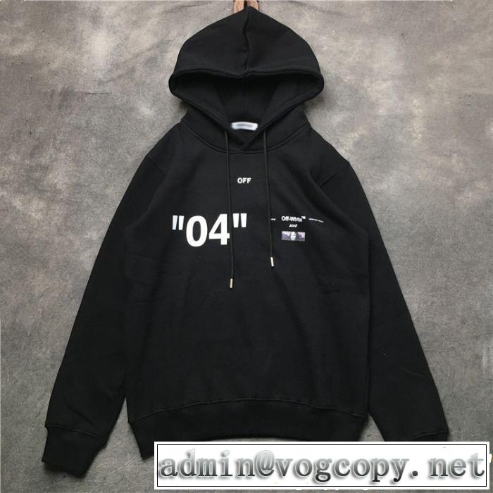 ファッションの最先端 Off-White オフホワイト上品でファッション 2色可選 パーカー