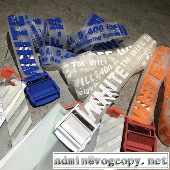 品良く Off-White オフホワイト 超人気美品 2018最安値！ 3色可選 ベルト