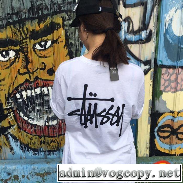  半袖Tシャツ 2色可選 18ＳＳ美品 ファッショニスタ愛用 ステューシー STUSSY