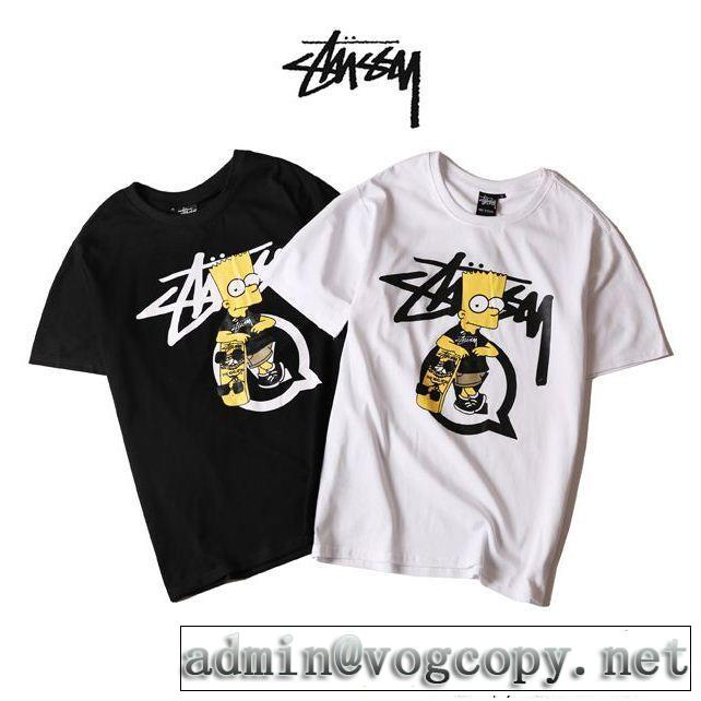 2色可選 2018年人気満々のブランド ステューシー STUSSY 半袖Tシャツ 今年人気定番