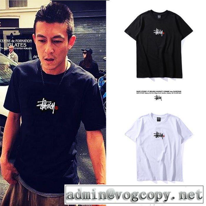 オシャレを満喫できる 18ＳＳ美品 半袖Tシャツ 2色可選 ステューシー STUSSY
