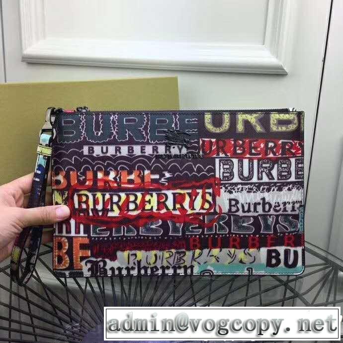  人気爆発新品 クラッチバッグ 海外人気アイテム バーバリー BURBERRY 秋冬話題アイテム