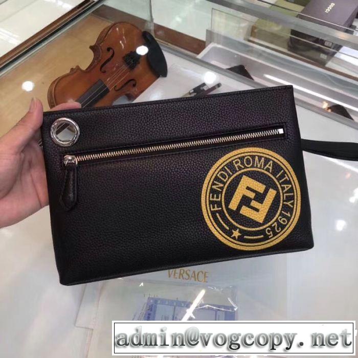  毎年流行り定番アイテムおすすめ クラッチバッグ フェンディ FENDI 2色可選 期間限定SALE