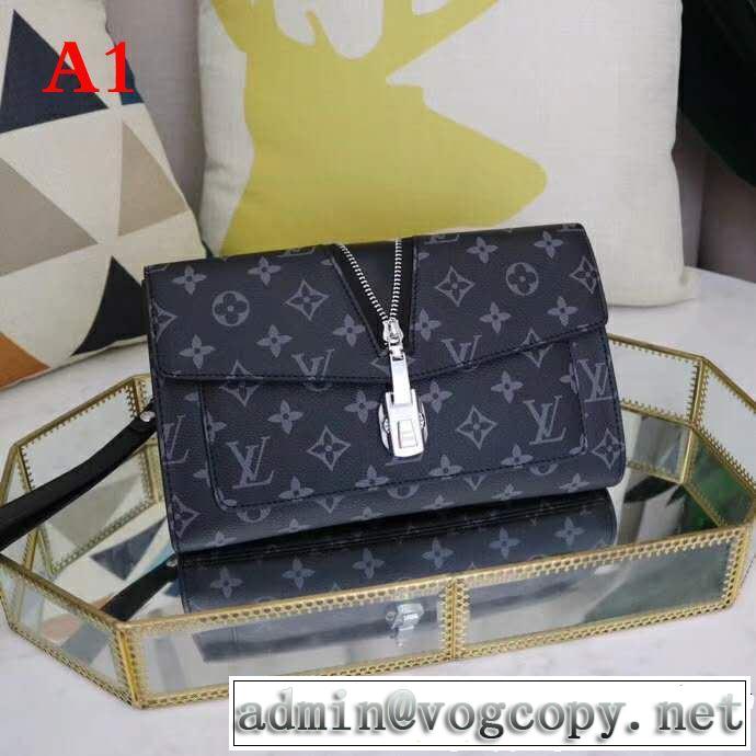 最近人気一番！ ルイ ヴィトン LOUIS VUITTON 格好良いアイテム クラッチバッグ 4色可選