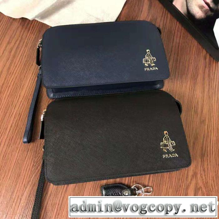 絶妙な新商品 プラダポーチ PRADA 絶妙な新商品 2色可選 2018年秋冬入荷