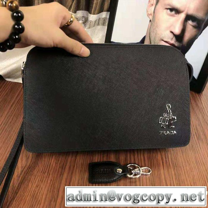 絶妙な新商品 プラダポーチ PRADA 絶妙な新商品 2色可選 2018年秋冬入荷