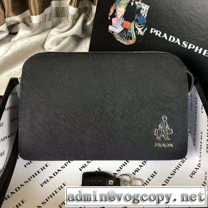 絶妙な新商品 プラダポーチ PRADA 絶妙な新商品 2色可選 2018年秋冬入荷