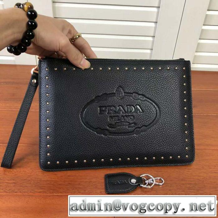 超目玉新作 2018【SALE！】 プラダ PRADA 現代的な印象 ポーチこれは欲しい