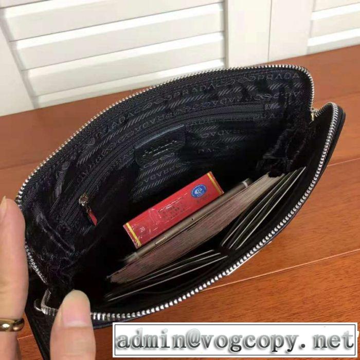 2018年秋冬入荷 プラダファッションスタッズ PRADA 超激安価格 ポーチ注目美品