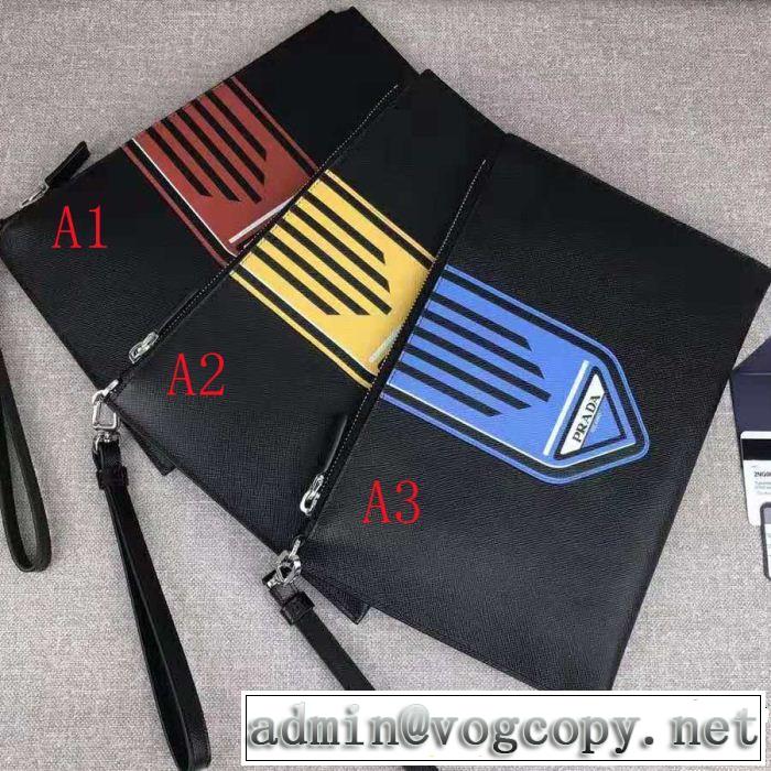 3色可選 ポーチプラダ上品キレイ 2018年人気満々のブランド PRADA ファッションの最先端！