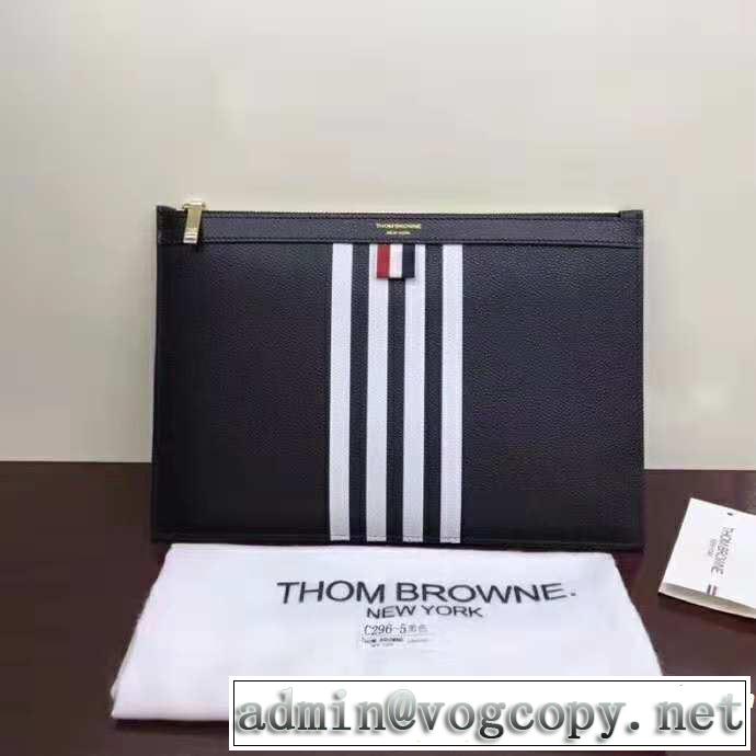 オシャレを満喫できるトムブラウン国内完売 THOM BROWNE ポーチ 2018【SALE！】