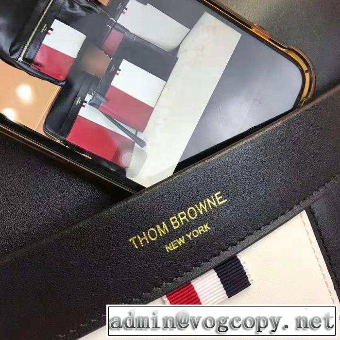 秋冬大活躍 ショルダーバッグ トムブラウン 2018年秋冬入荷 THOM BROWNE 美品*入手困難