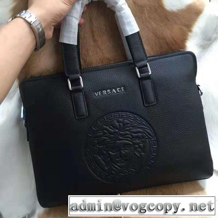  半額以下セール ヴェルサーチ2018年秋冬入荷 VERSACE華やかさ満点 手持ち&ショルダー掛け