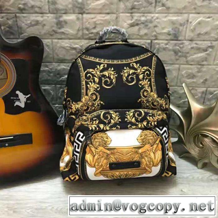 今季新作登場 リュック、バックパック VERSACE 希少性の高い ヴェルサーチ 2018年秋冬入荷