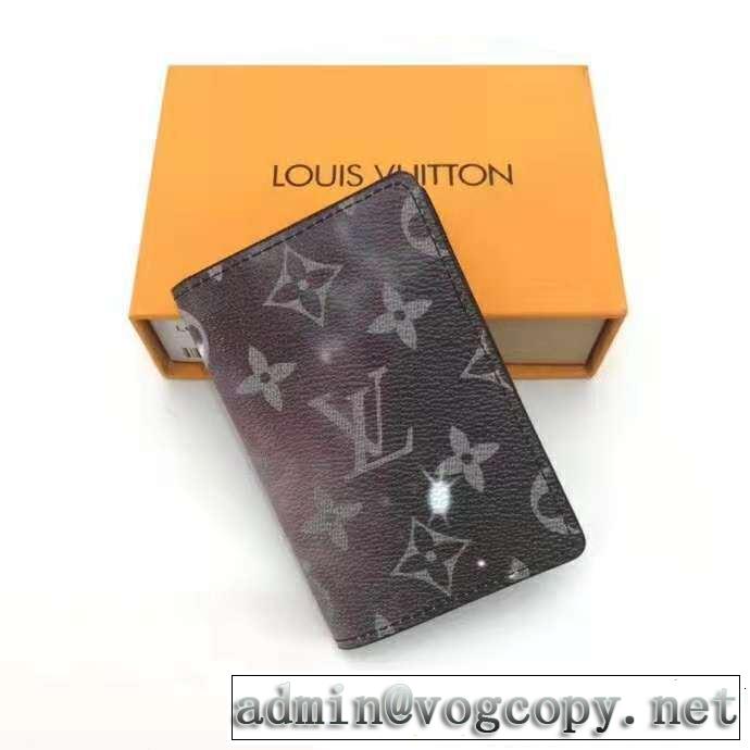 有名人同じアイテム LOUIS VUITTON  超お買い得 ルイ ヴィトン 二つ折り財布2018【SALE！】