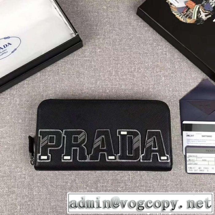 期間限定SALE 財布/ウォレット  2018新品入荷 プラダ PRADA 2色可選