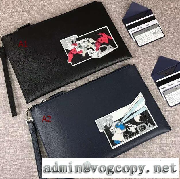  日本限定素材  プラダ PRADA 2018新品入荷財布/ウォレット 2色可選