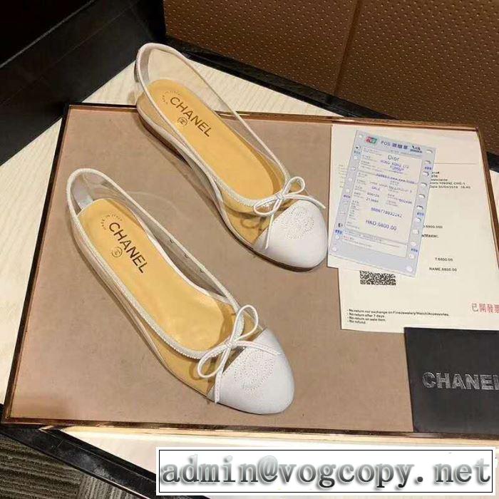 超人気美品 CH軽い履き心地 CH ローヒール 2色可選 2018年秋冬入荷極上シューズ