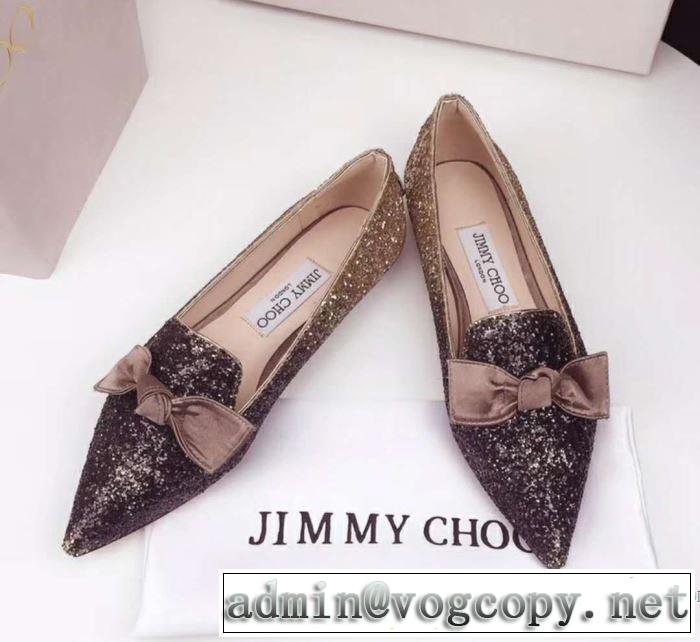 上品でファッション レディース ローヒール ジミーチュウ JIMMY CHOO 2018春夏新作4色選択可