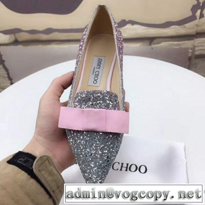 大流行中 3色選択可ジミーチュウ JIMMY CHOO 2018春夏新作レディース ローヒール