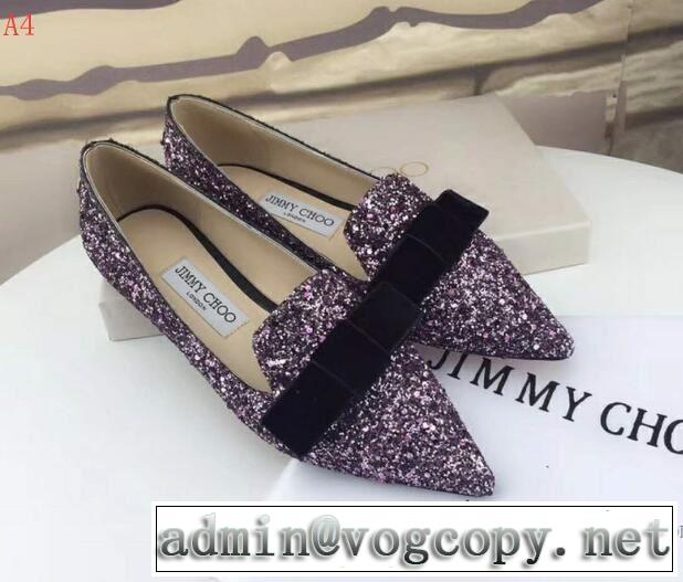 大流行中 3色選択可ジミーチュウ JIMMY CHOO 2018春夏新作レディース ローヒール