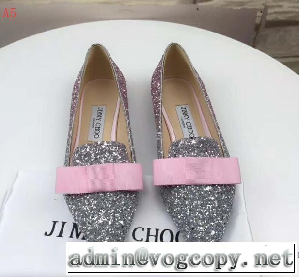 大流行中 3色選択可ジミーチュウ JIMMY CHOO 2018春夏新作レディース ローヒール