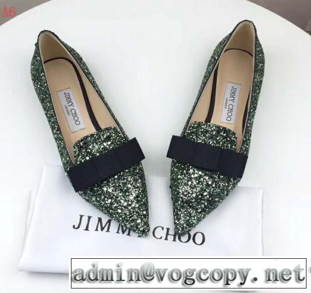 大流行中 3色選択可ジミーチュウ JIMMY CHOO 2018春夏新作レディース ローヒール