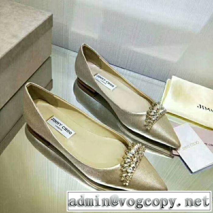 レディース ローヒール高品質な 3色選択可2018春夏新作 ジミーチュウ JIMMY CHOO