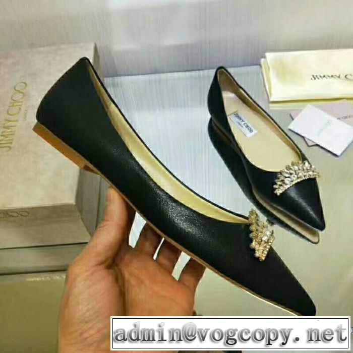 レディース ローヒール高品質な 3色選択可2018春夏新作 ジミーチュウ JIMMY CHOO