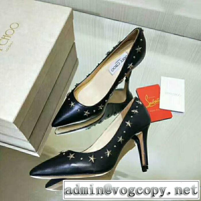 ファッションの最先端！ジミーチュウ JIMMY CHOO2018春夏新作2色選択可 ハイヒール