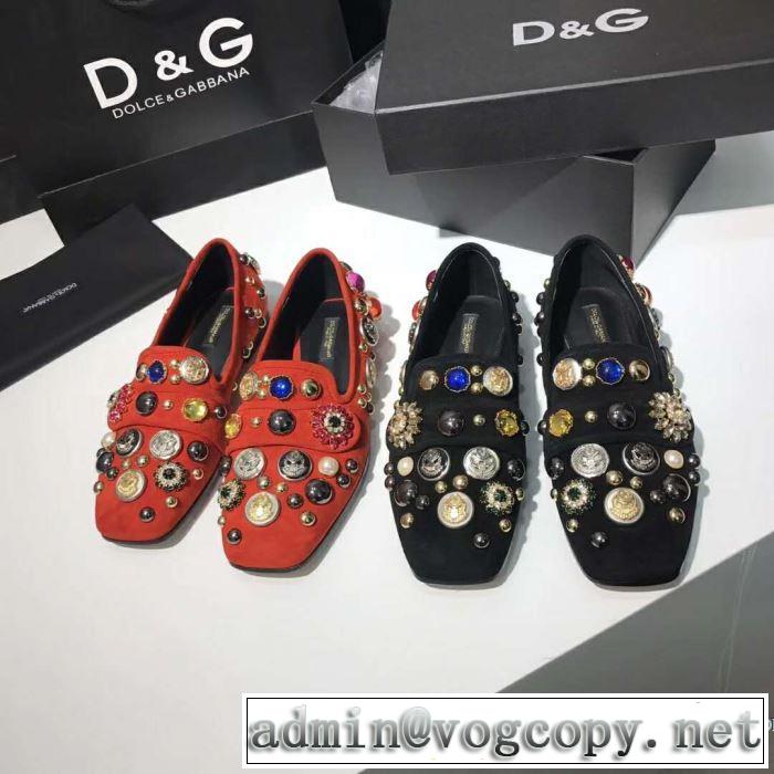 ドルチェ＆ガッバーナ Dolce&Gabbana 2色可選品質にこだわり 2018春夏新作 レディース シューズ