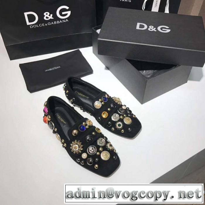 ドルチェ＆ガッバーナ Dolce&Gabbana 2色可選品質にこだわり 2018春夏新作 レディース シューズ